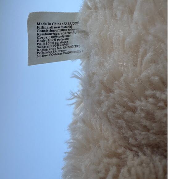 Rare Burberry Fragrance Teddy Bear Plush Iconic Nova Check Plaid B Sweater - Picture 8 of 9